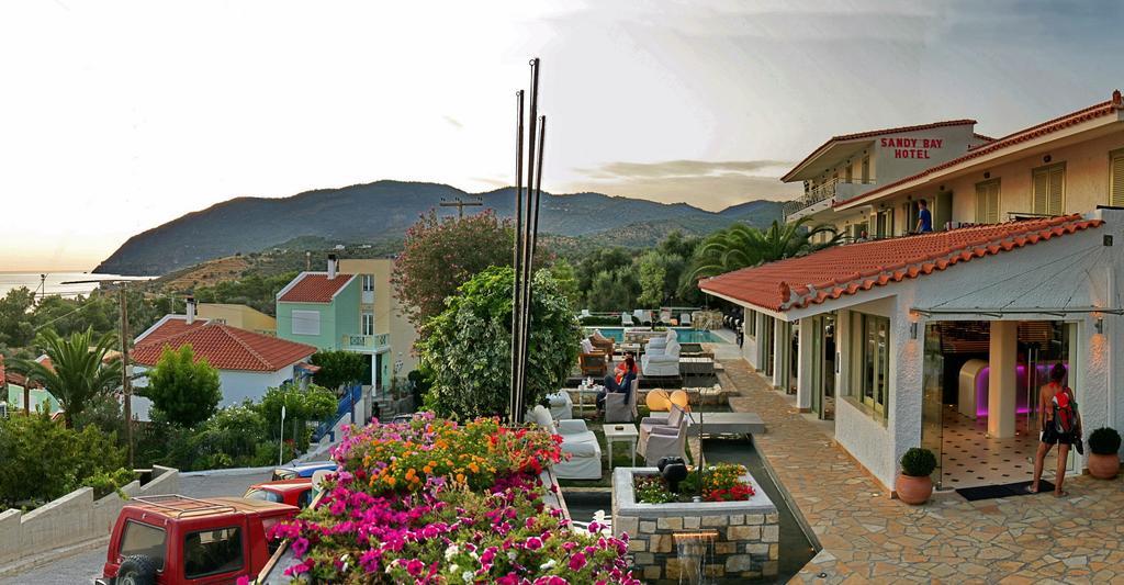 Sandy Bay Hotel Plomari Eksteriør billede