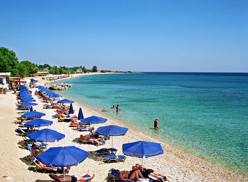 Sandy Bay Hotel Plomari Eksteriør billede