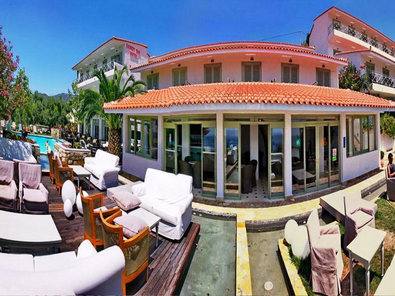 Sandy Bay Hotel Plomari Eksteriør billede