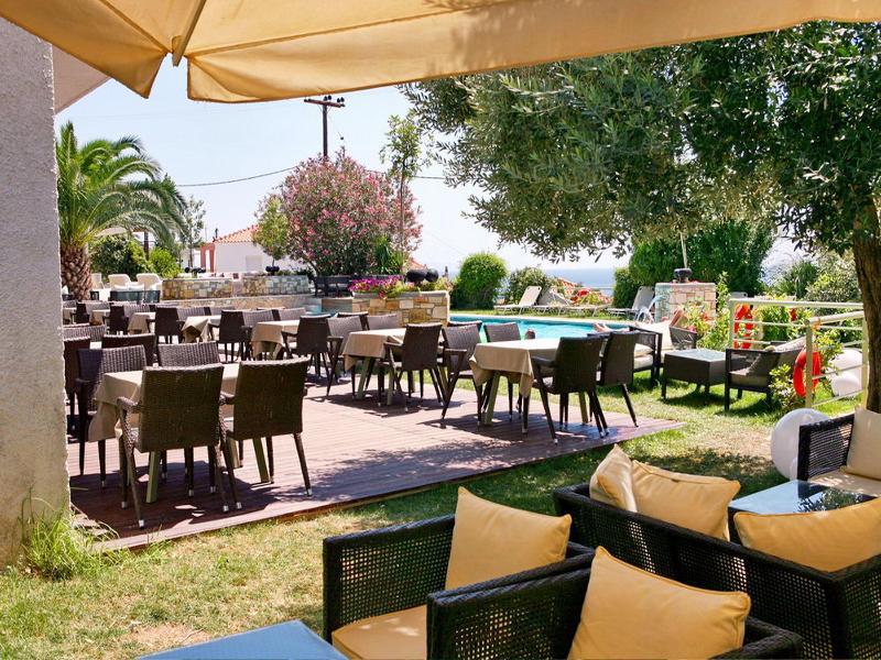 Sandy Bay Hotel Plomari Eksteriør billede