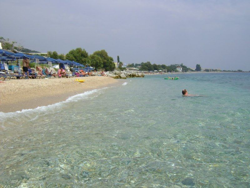 Sandy Bay Hotel Plomari Eksteriør billede