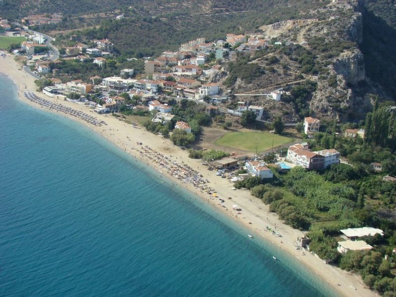 Sandy Bay Hotel Plomari Eksteriør billede