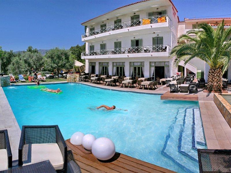 Sandy Bay Hotel Plomari Eksteriør billede
