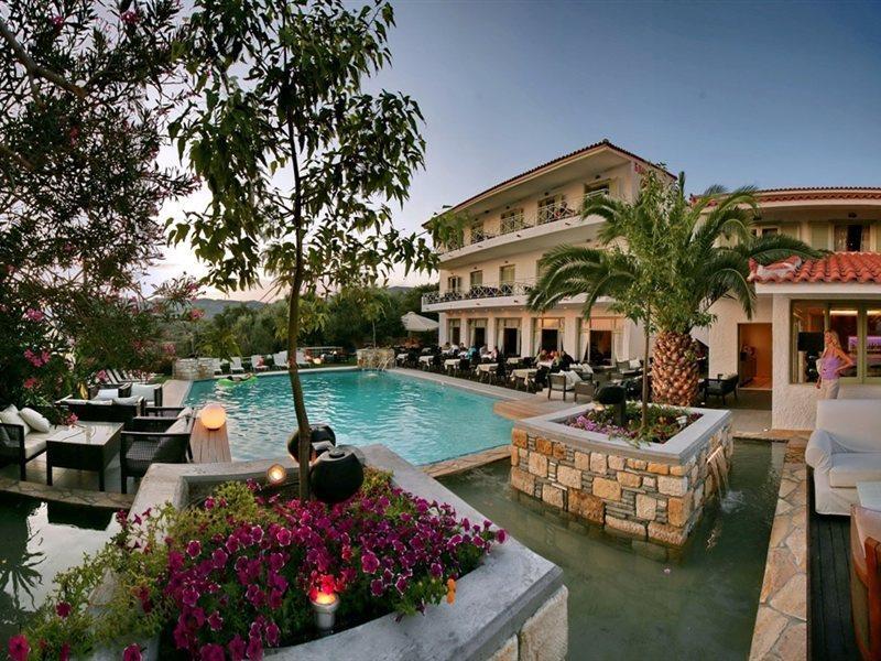 Sandy Bay Hotel Plomari Eksteriør billede