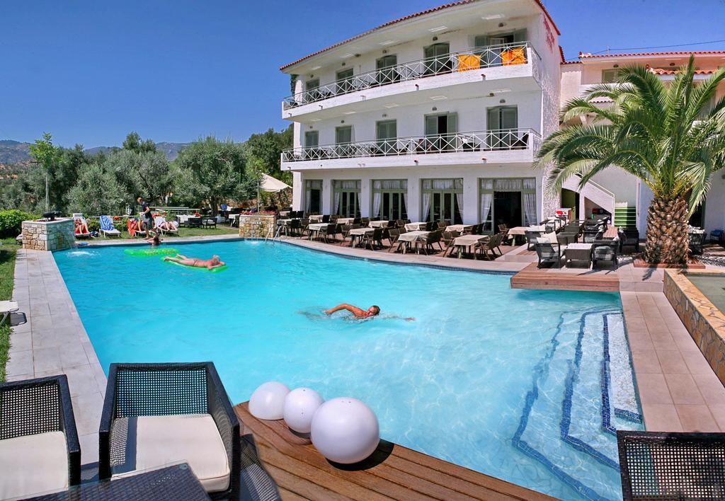Sandy Bay Hotel Plomari Eksteriør billede