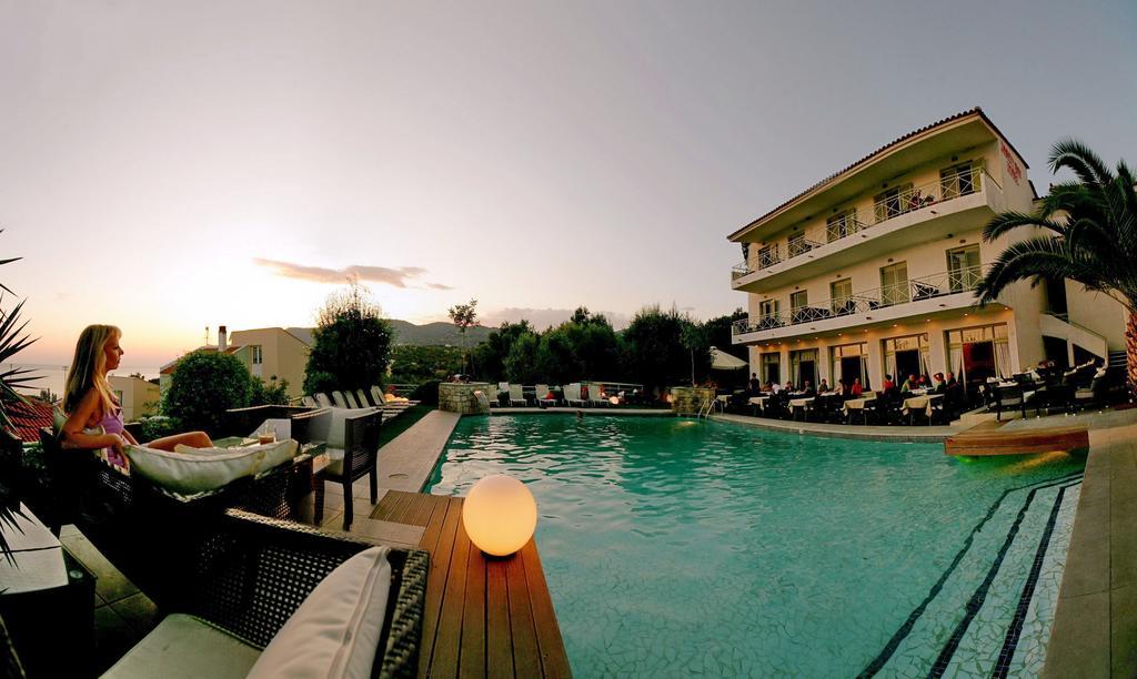 Sandy Bay Hotel Plomari Eksteriør billede