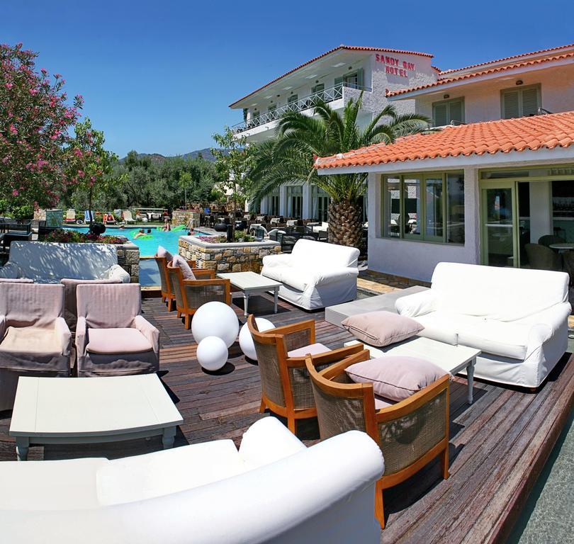 Sandy Bay Hotel Plomari Eksteriør billede