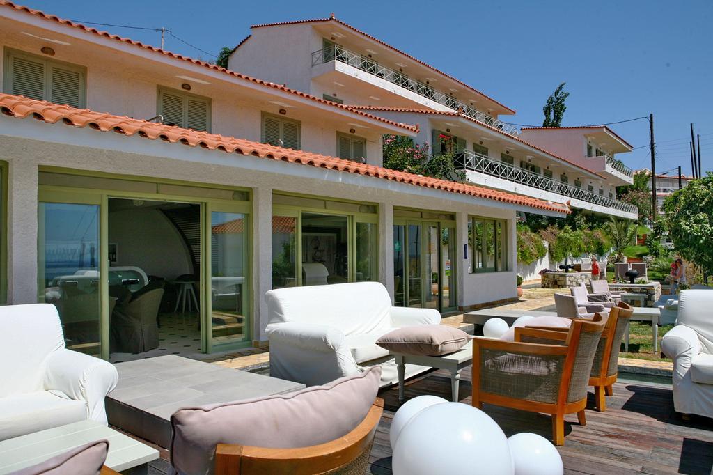 Sandy Bay Hotel Plomari Eksteriør billede
